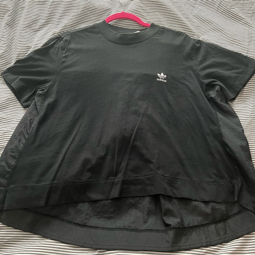 Adidas swing tee with nylon back accent - XL